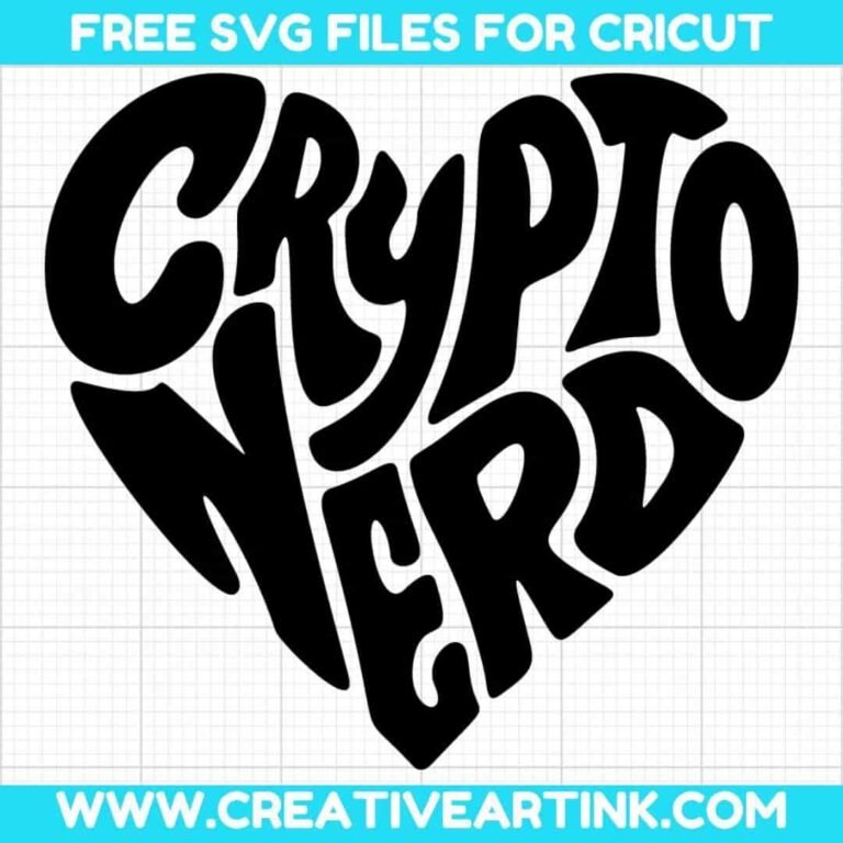 Crypto Nerd SVG cut file for cricut