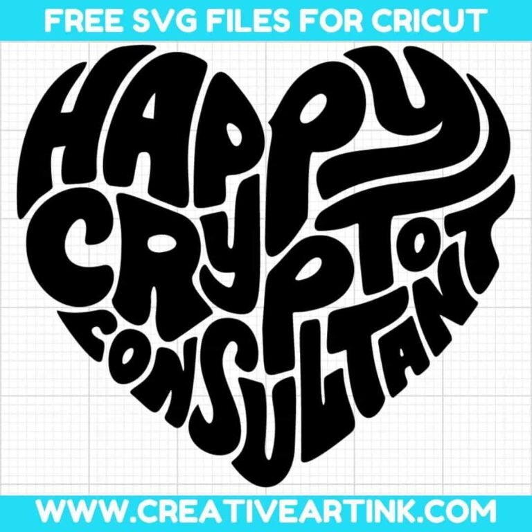 Happy Crypto Consultant SVG cut file for cricut
