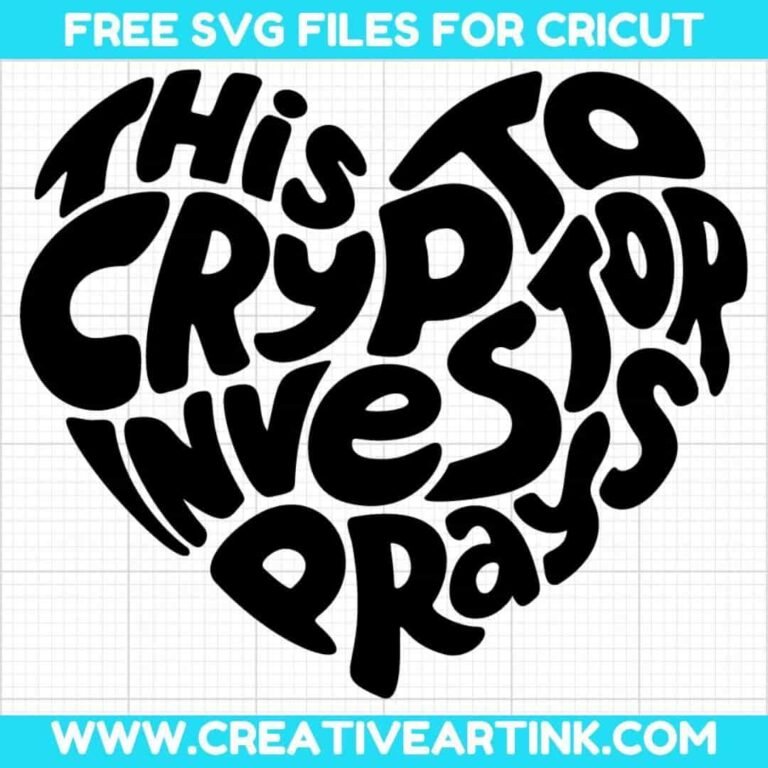 This Crypto Investor Prays SVG cut file for cricut