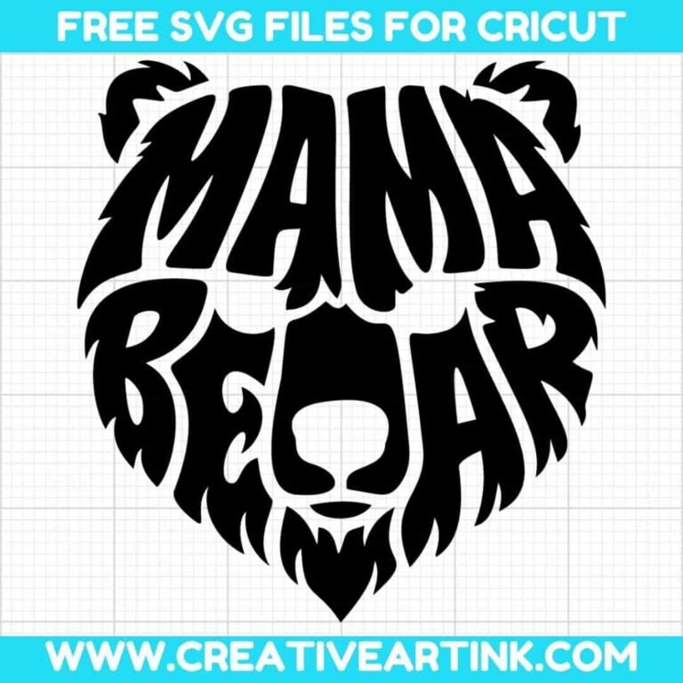 Mama Bear SVG cut file for cricut