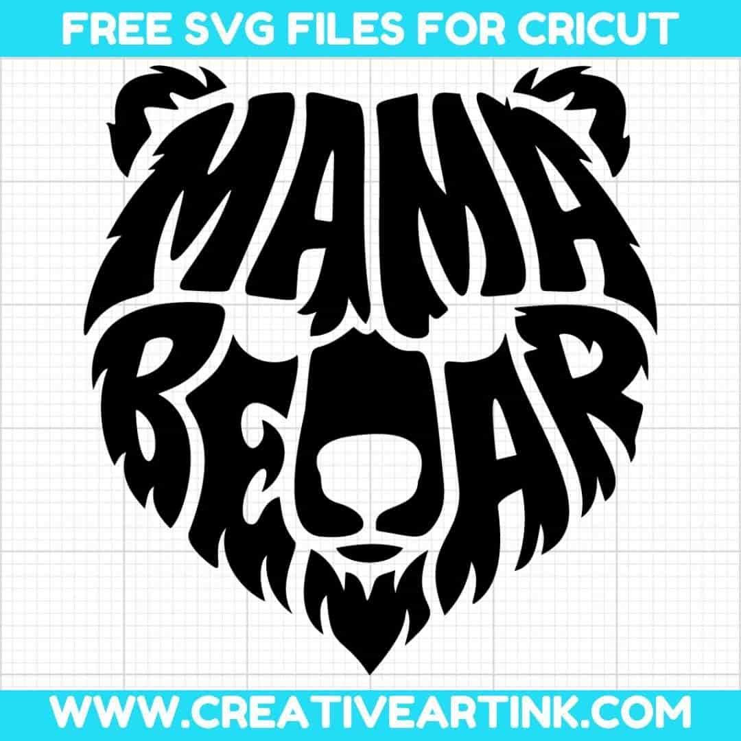 Mama Bear SVG cut file for cricut