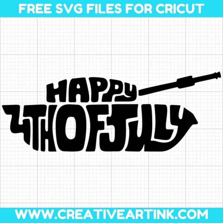 Battle Tank, Happy 4th Of July SVG cut file for cricut