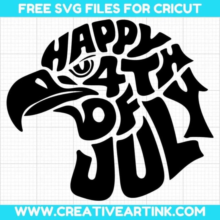 Eagle, Happy 4th Of July SVG cut file for cricut