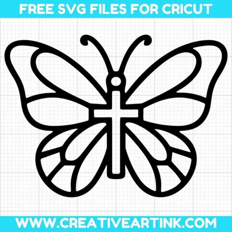 Christian Butterfly SVG cut file for cricut