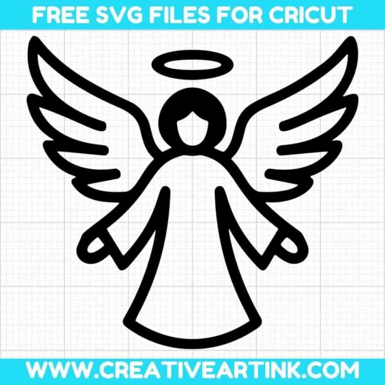 Christmas Angel SVG Cut File for Cricut