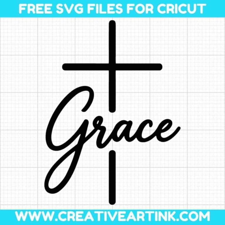 Grace Cross SVG Cut File for Cricut