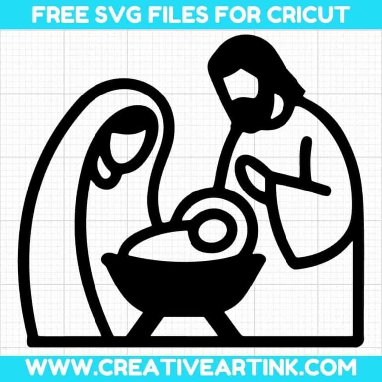 Holy Family SVG Cut File for Cricut