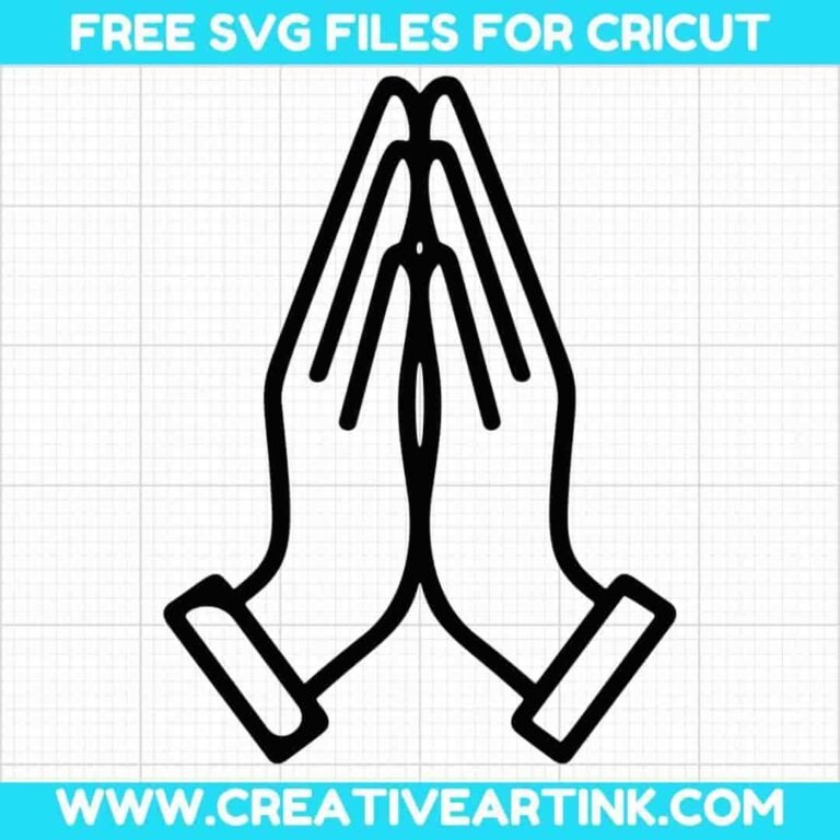 Praying Hands SVG Cut File for Cricut